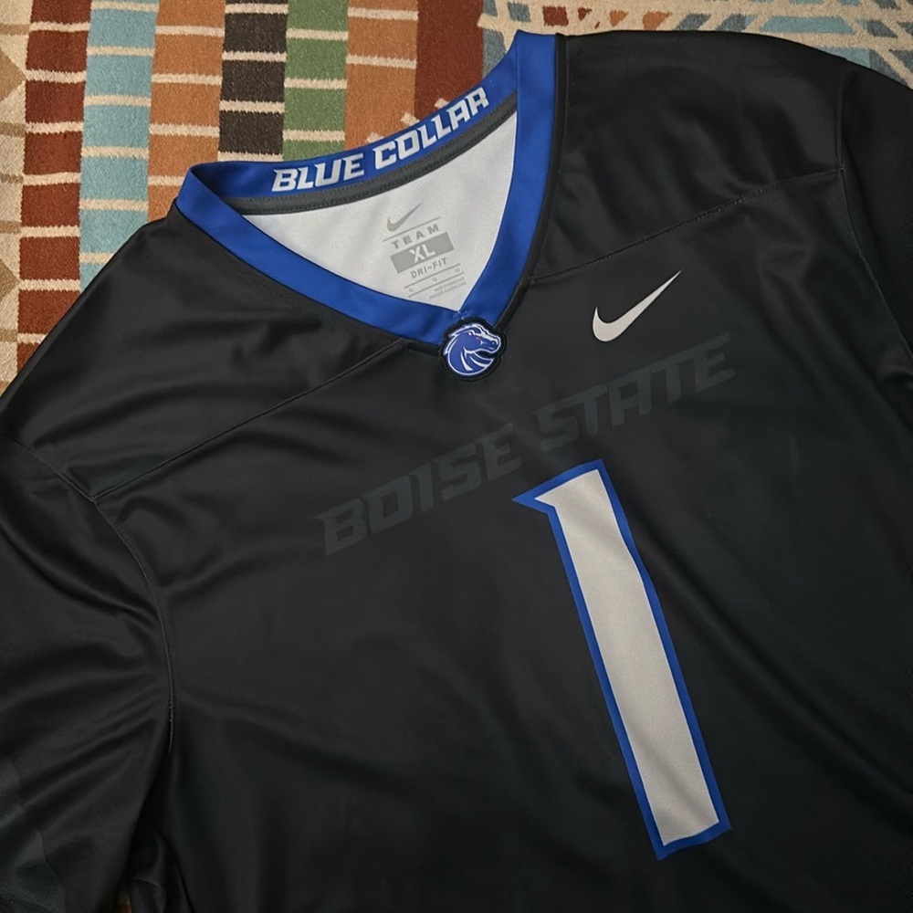 Nike Team Dri-Fit Boise State Football Jersey - Black